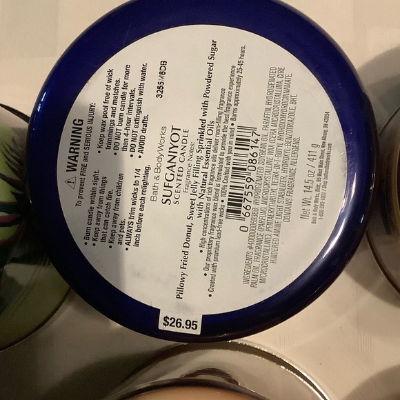 Bath & Body Works Candle Set - Blue, Purple, Pink, White - Picture 7 of 11